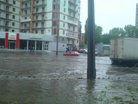 В Одессе прошел дождик