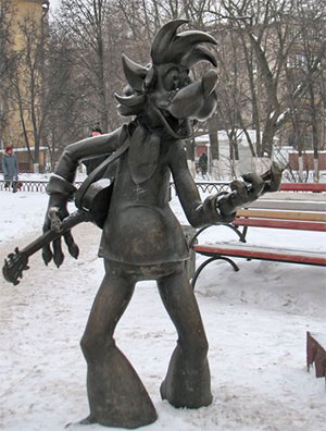 В Киеве установили памятник «Ёжику в тумане»