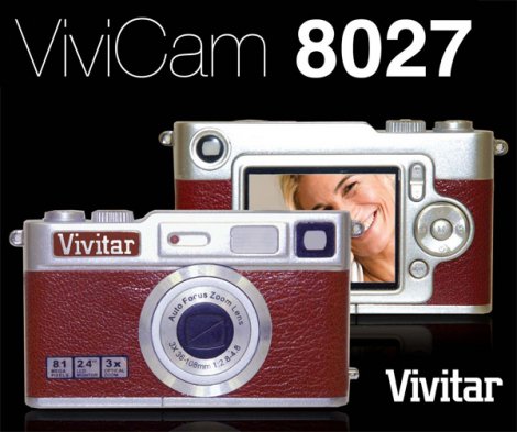 Vivitar ViviCam 8027 - фотоаппарат для любителей старины