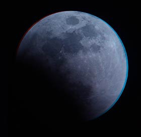 Синяя Луна - главное украшение новогодней ночи