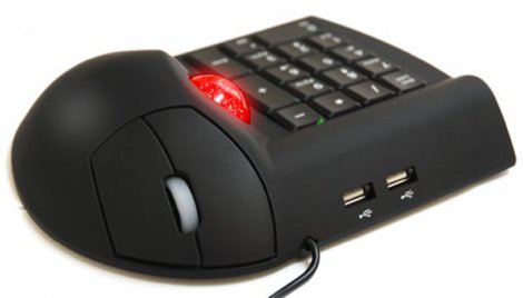 Track Ball Mouse Numeric Keypad Hub – мышка, цифровая клавиатура, USB-hub «все-в-одном»