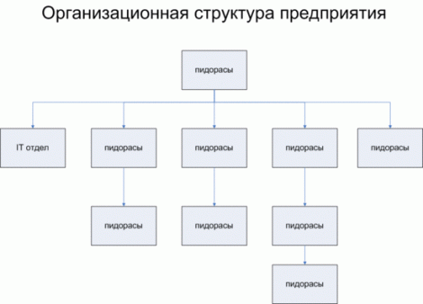 Организационная структура компании с точки зрения IT-отдела
