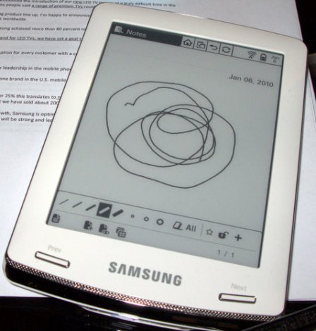 Электронная записная книжка от Samsung