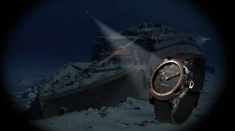 Часы, сделанные из корпуса «Титаника»