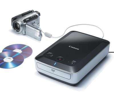 Canon DW-100 — автономный портативный DVD-рекордер для видеокамер