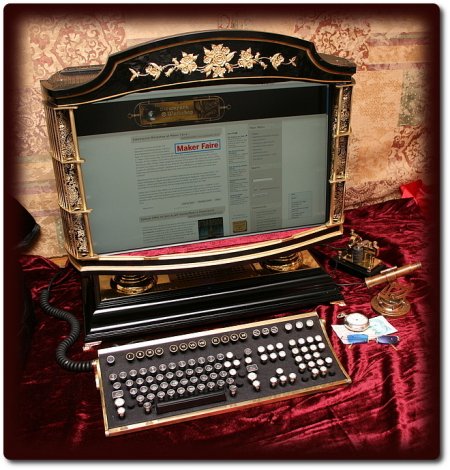 Персональный компьютер все-в-одном в викторианском стиле