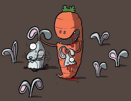 Морковь-вегетарианка