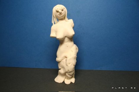 Пластилиновые пародии на известные скульптуры