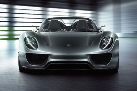 Экономный суперкар Porsche 918 Spyder Hybrid Concept