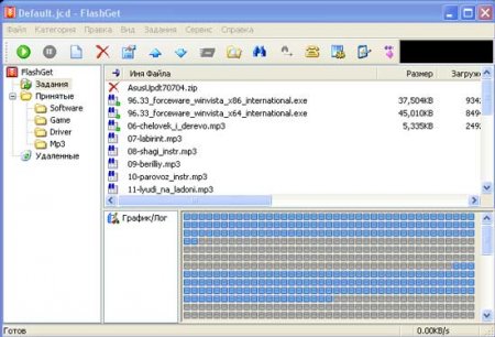 FlashGet 1.80: новая версия популярной программы
