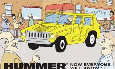Антиреклама Hummer. Теперь про Вас знают все.